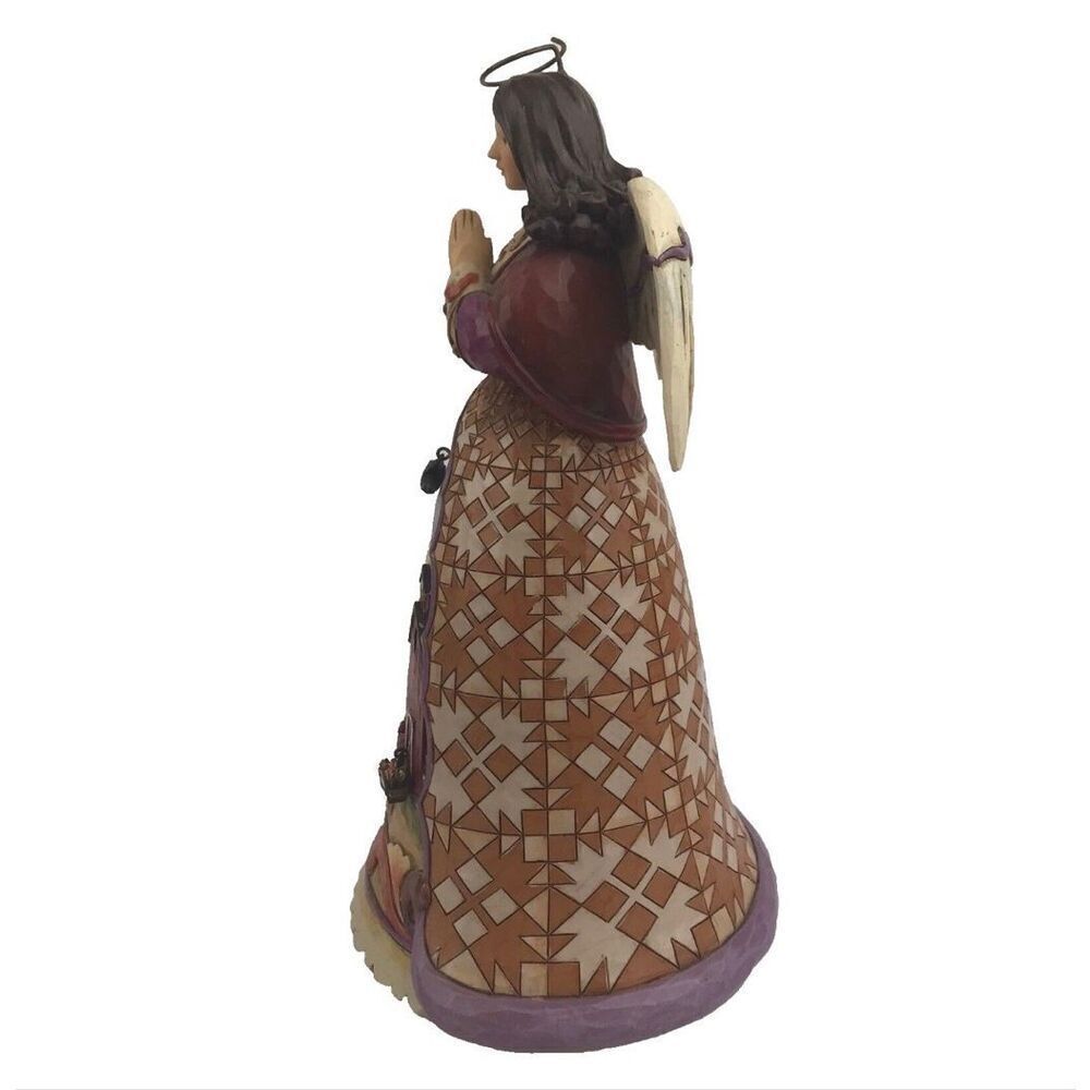 Jim Shore Ceramic Angel Autumn Breezes Cleanse The Spirit Rustic Farmhouse Decor - Picture 5 of 13